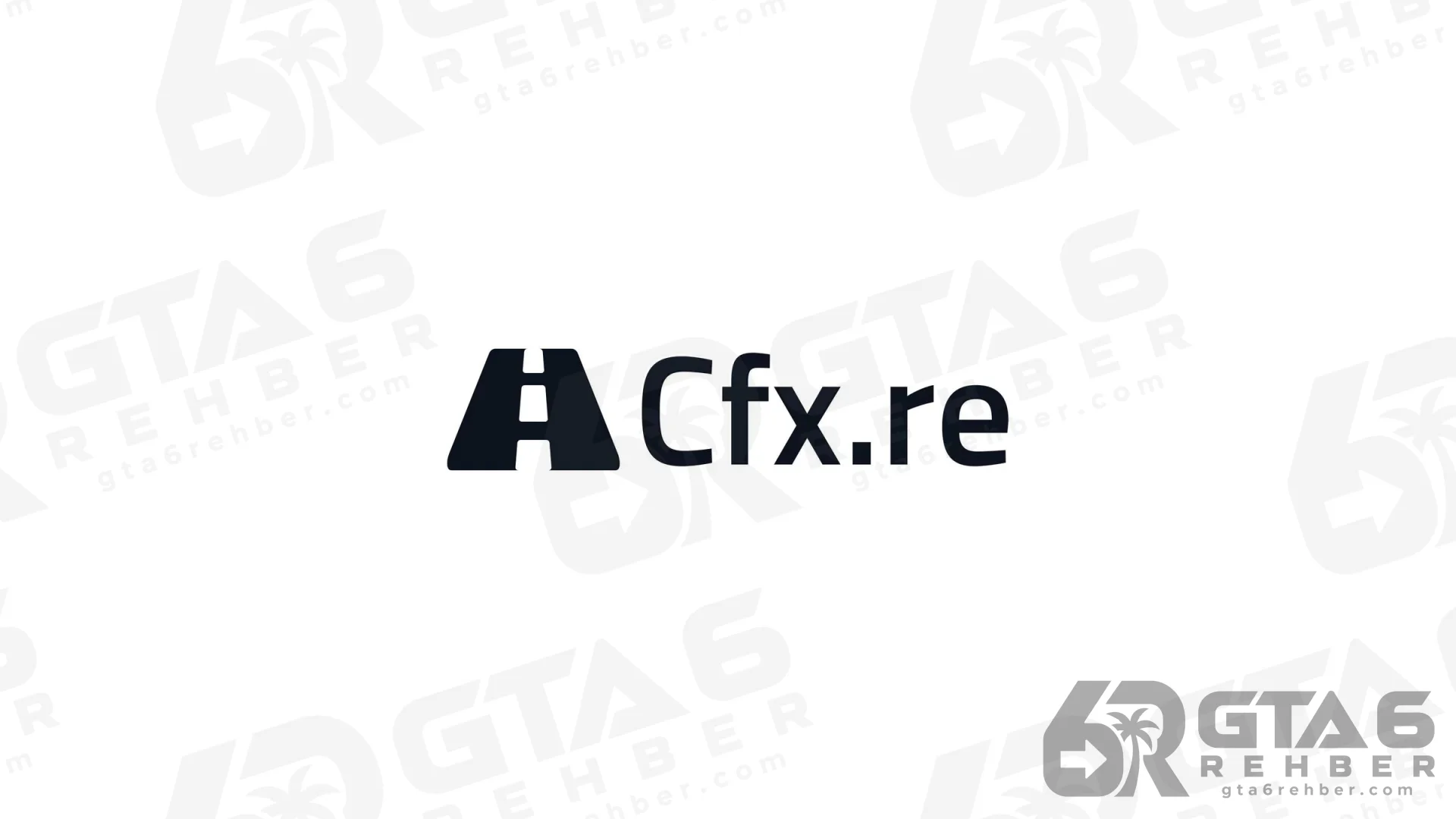 Beyaz zemin üzerinde Cfx.re logosu